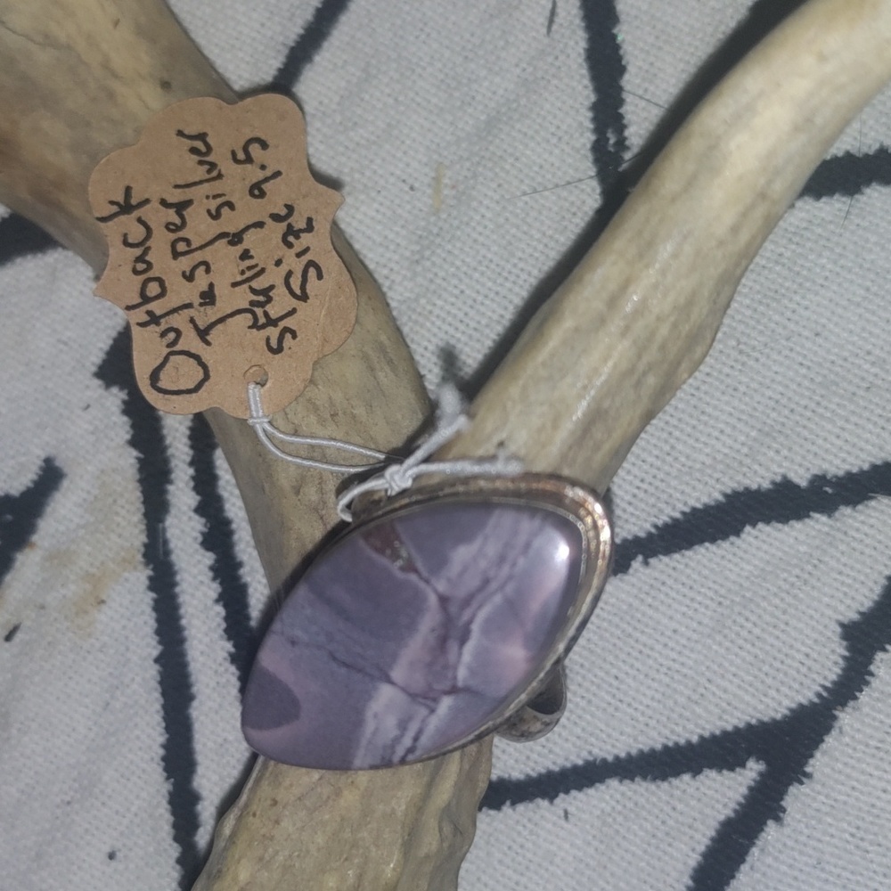 Outback Jasper & 925 Sterling Silver Ring